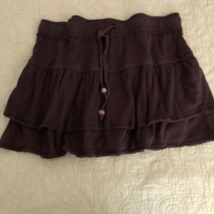 Old Navy - Brown ruffled mini skirt